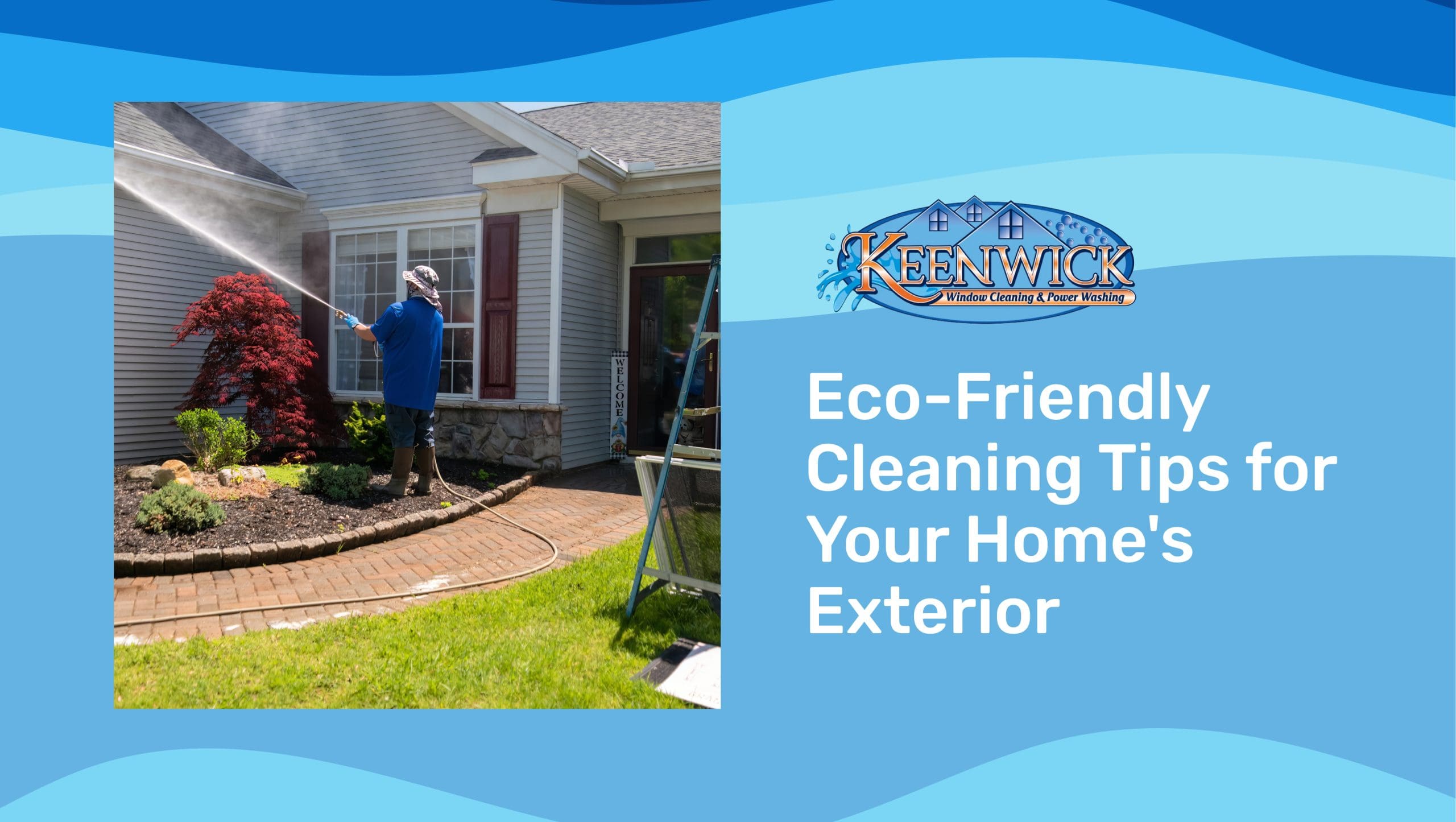 Tips for eco-friendly cleaning of home exteriors