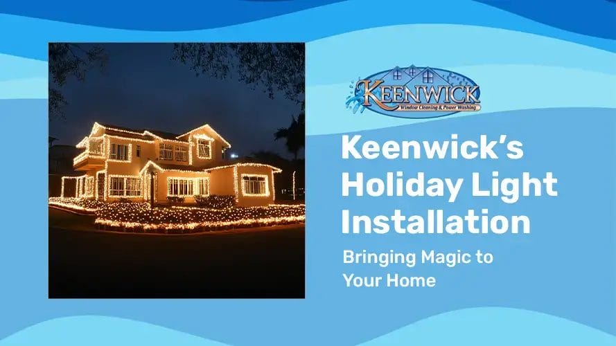 Create a Dazzling Display with Keenwick’s Professional Holiday Light Installation.