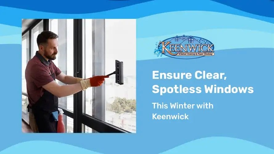 Trust Keenwick for reliable commercial window cleaning services.