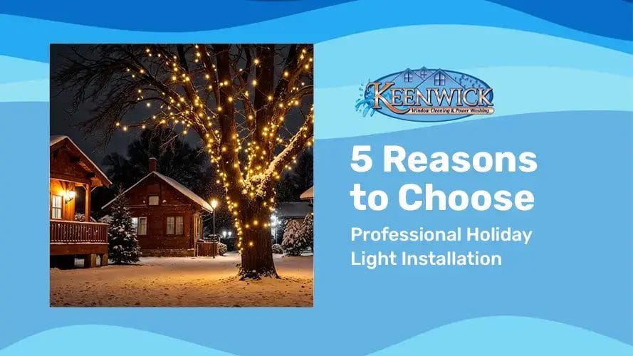 Brighten your holidays with Keenwick's expert holiday light installation.