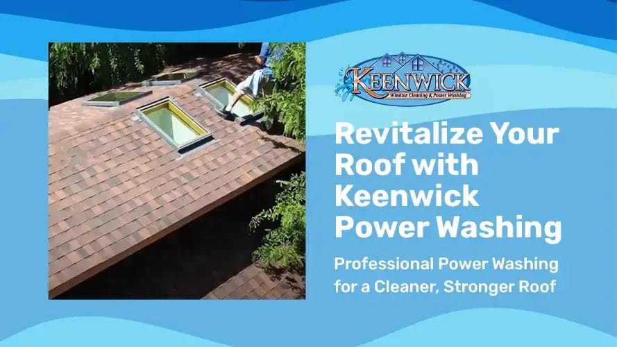 Experience top-notch roof pressure washing with Keenwick’s expert team.