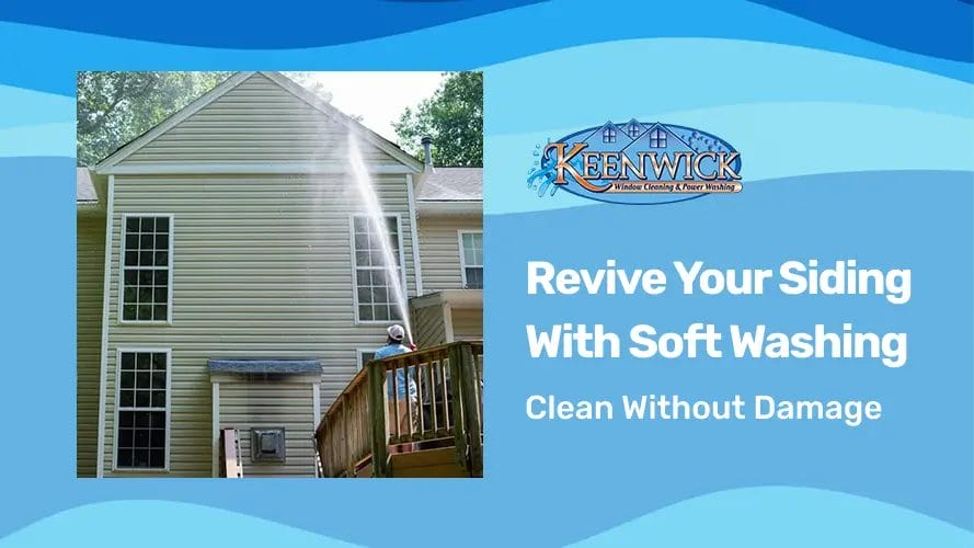 Keep your home spotless and damage-free with Keenwick’s soft washing.