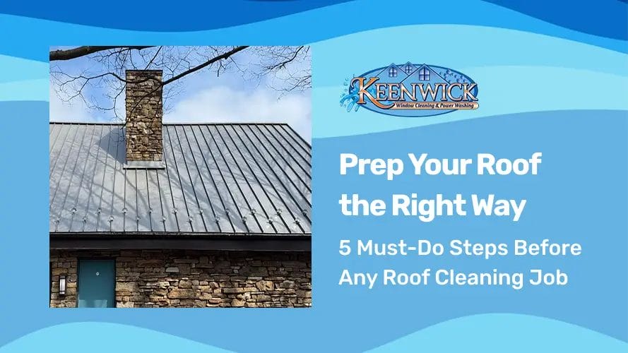 Streak-free, spotless roofs with our advanced roof washing services.