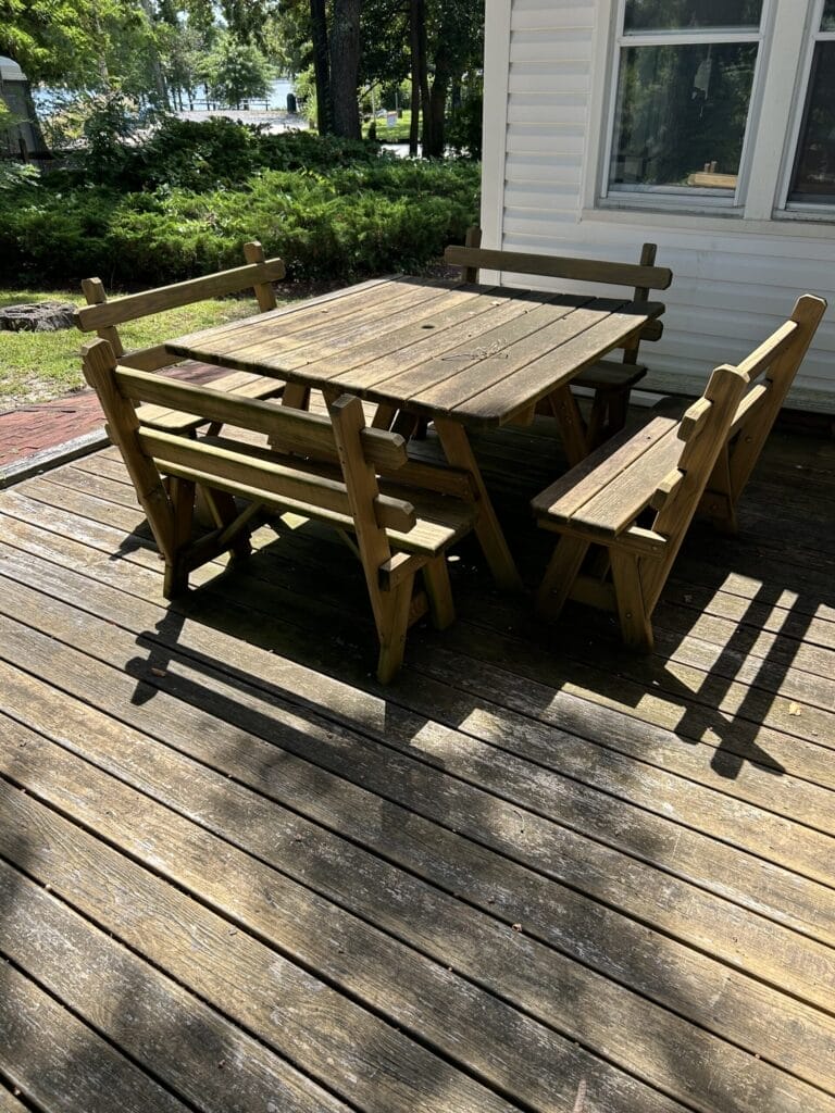 Deck before cleaning - Keenwick featured project