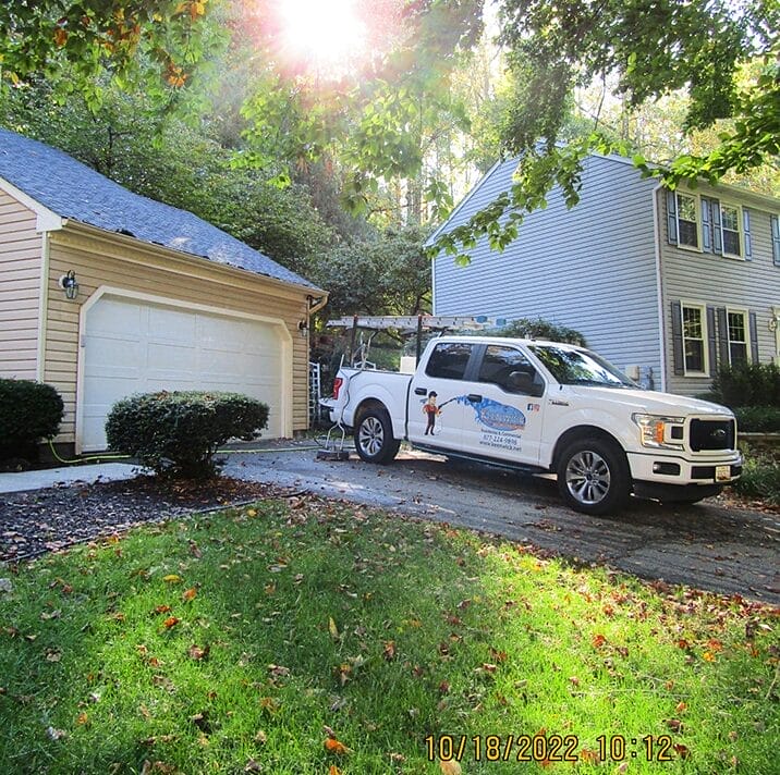 Keenwick past project showcasing professional exterior cleaning results