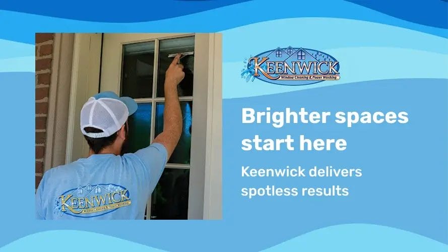Refresh your view instantly through Keenwick window cleaning.