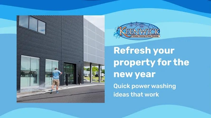 Keenwick delivers power washing that makes your property look renewed.